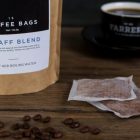 Decaffeinated coffee bag