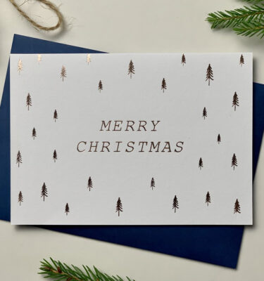 Merry Christmas Tree Card by Wildcard Stationary
