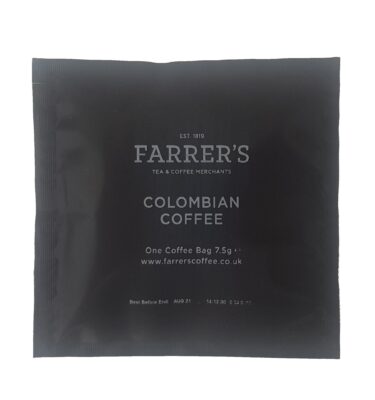 Enveloped Colombian Coffee Bags- Case of 100