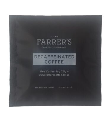 Enveloped Decaffeinated Coffee Bags