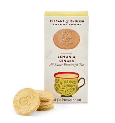 Elegant & English - Lemon & Ginger Biscuits