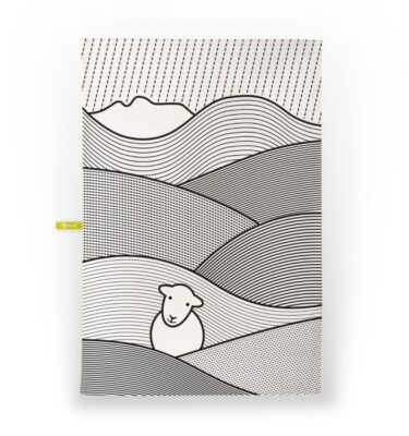 Herdy Line Tea Towel
