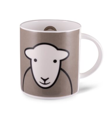 Herdy Hello Mug in Grey