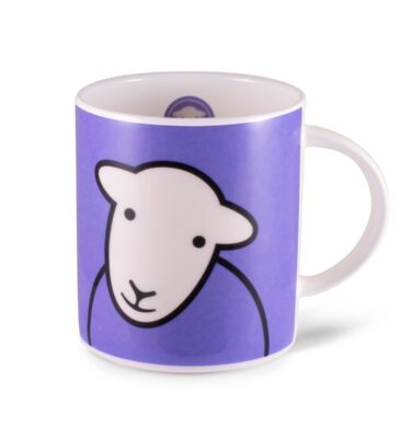 Herdy Hello Mug in Purple