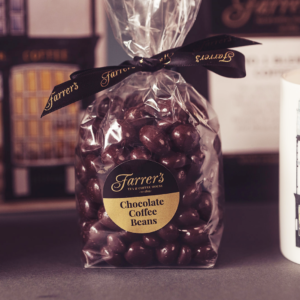 Chocolate covered coffee beans