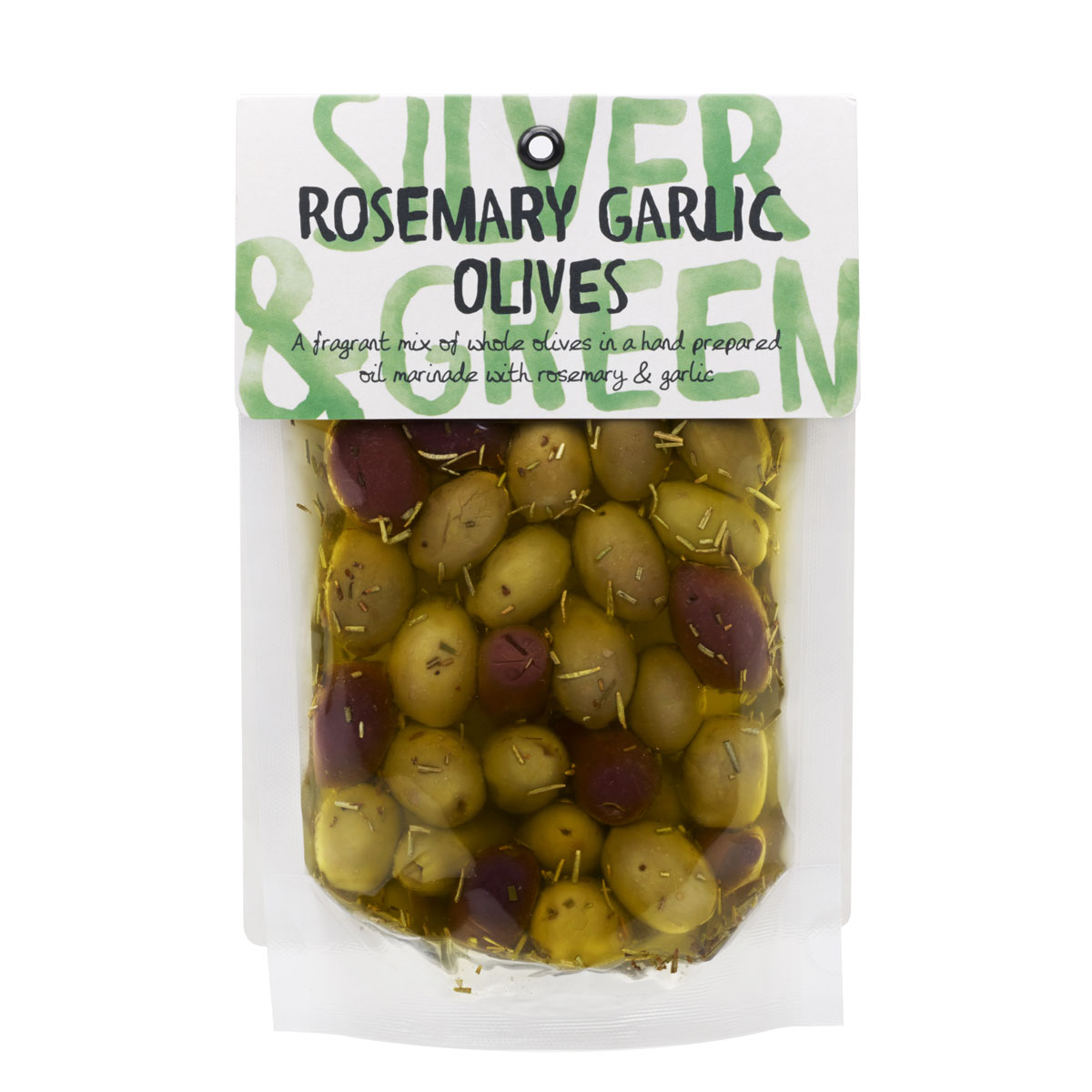 silver and green-Rosemary-Garlic