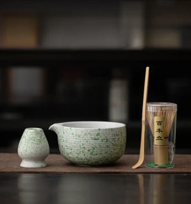 green matcha set