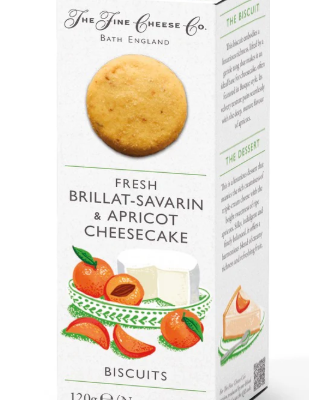 Brillat-Savarin & Apricot Cheesecake Biscuits