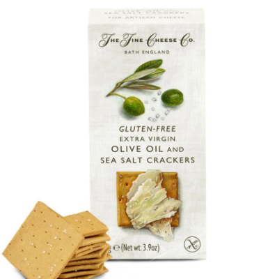Olive Oil and Sea Salt Crackers